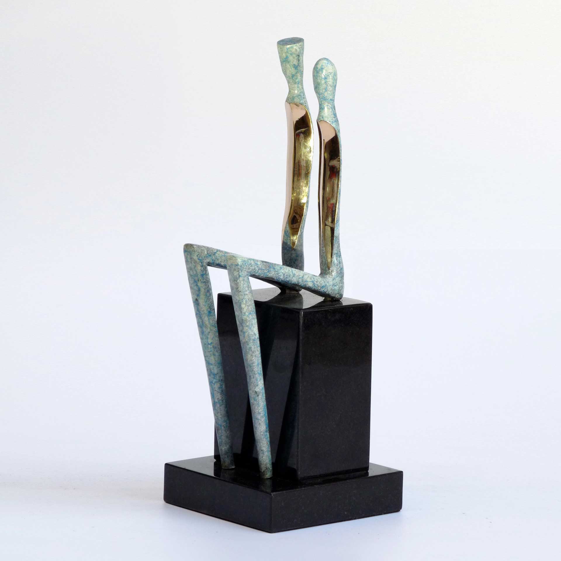 Coupling: Patinated bronze 312 x 145 x 145mm Edition of 15