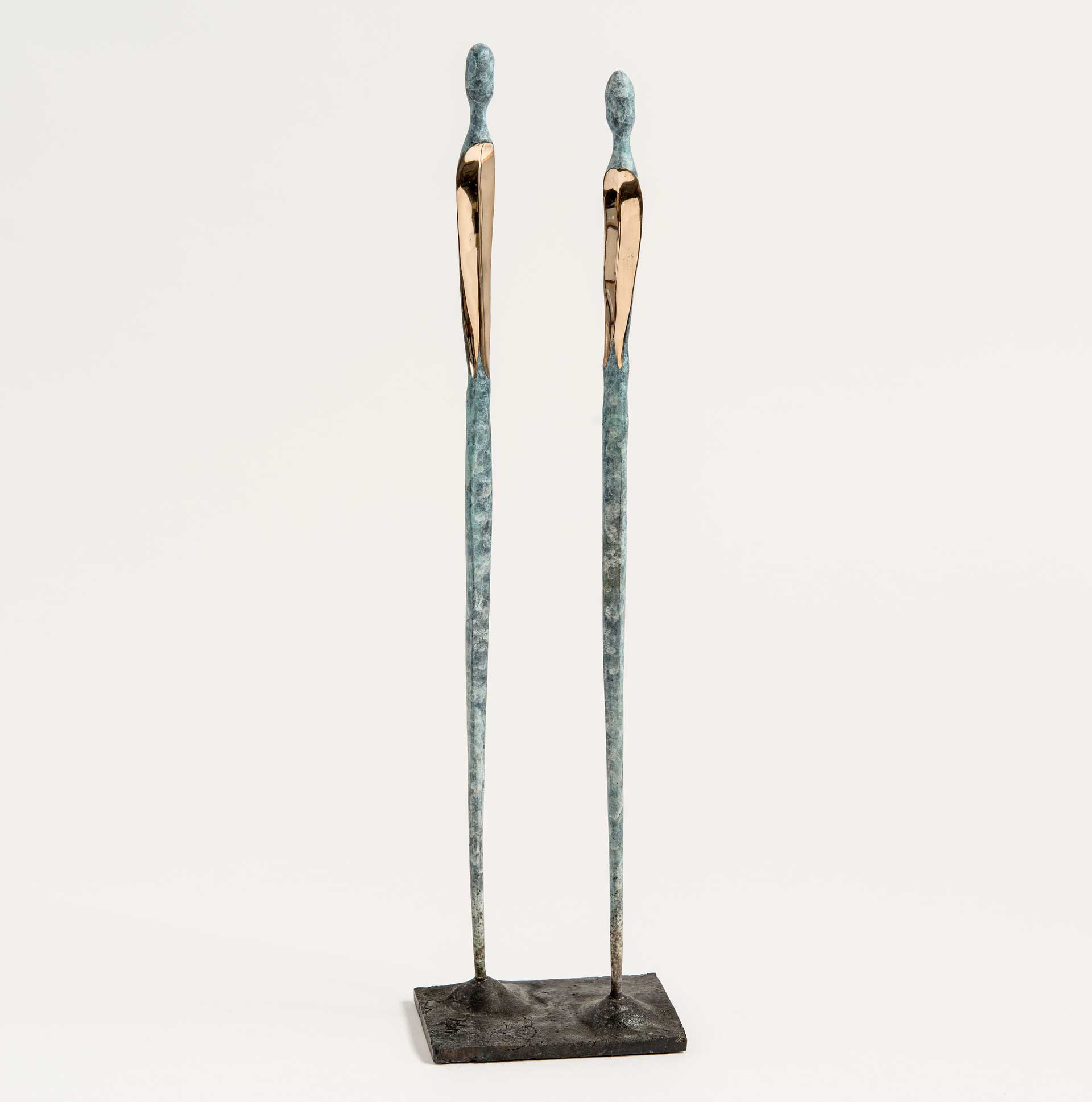 Siblings: Patinated bronze 420 x 110 x 68mm Edition of 12