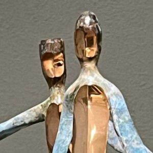 Uplift: Patinated bronze. Edition of 12.