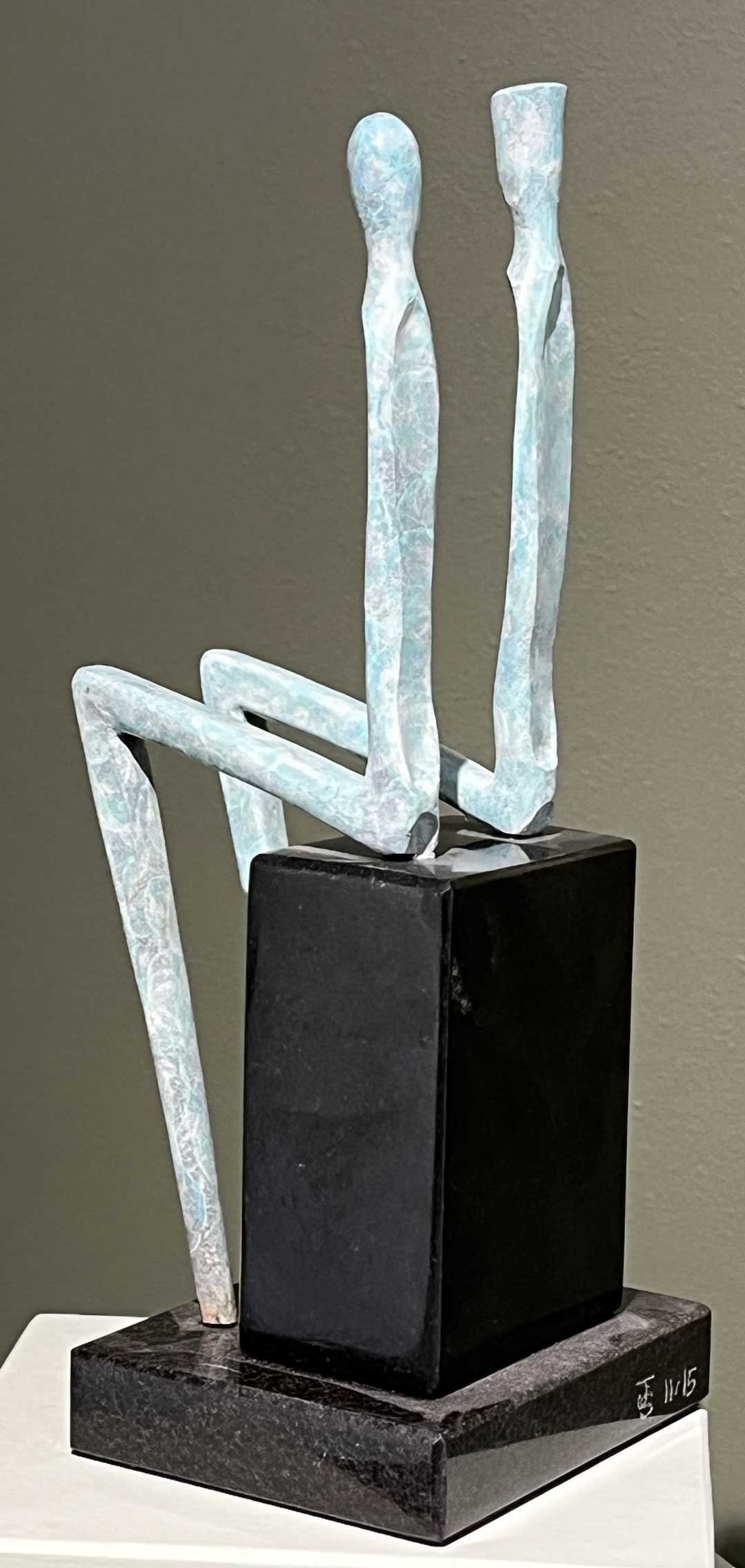 Coupling: Patinated bronze 312 x 145 x 145mm Edition of 15