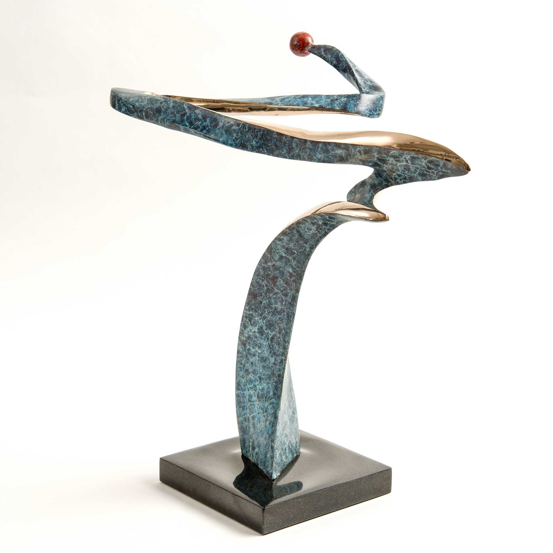 Release: Patinated bronze 435 x 225 x 225mm Edition of 8